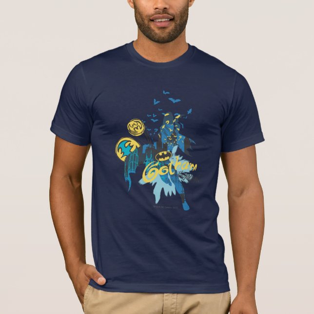 Camiseta Esbozo para portátiles Batman Gotham Guardian (Anverso)