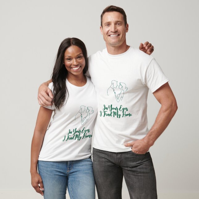 Camiseta Esbozo romántico elegante Minimalista (Unisexo)