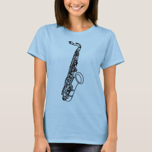 Camiseta Esbozo saxofónico