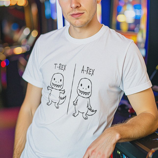 Camiseta Esbozo T-Rex de T-Pose (Subido por el creador)