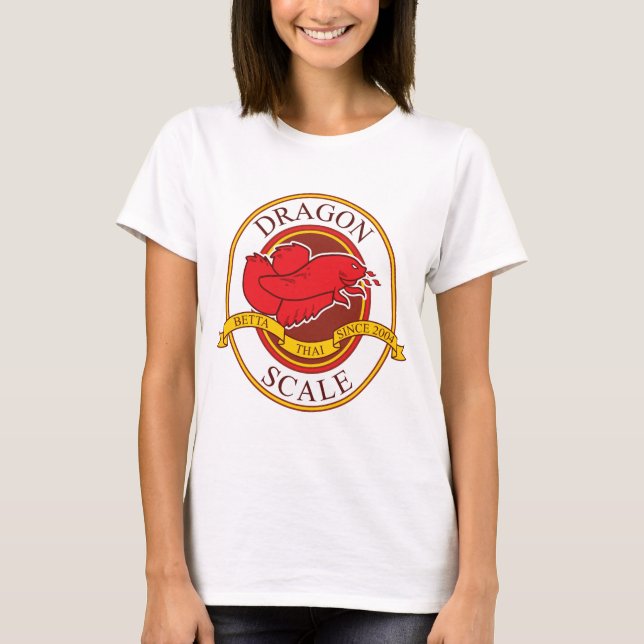 Camiseta Escala Betta del dragón (Anverso)