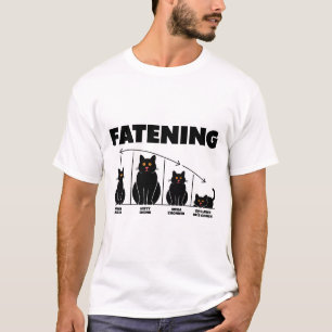 Camiseta Escala de divertido gato gordito Meme Heckin Chonk