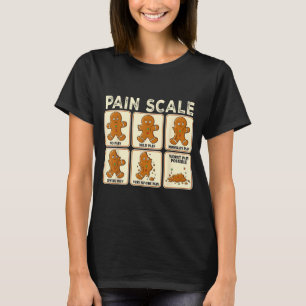 Camiseta Escala de dolor de enfermera divertida de Navidad