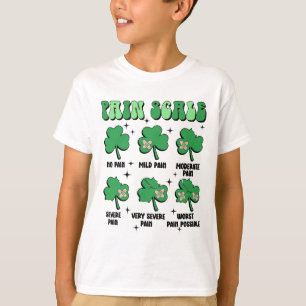 Camiseta Escala de dolor Enfermera Doctor Día de San Patric