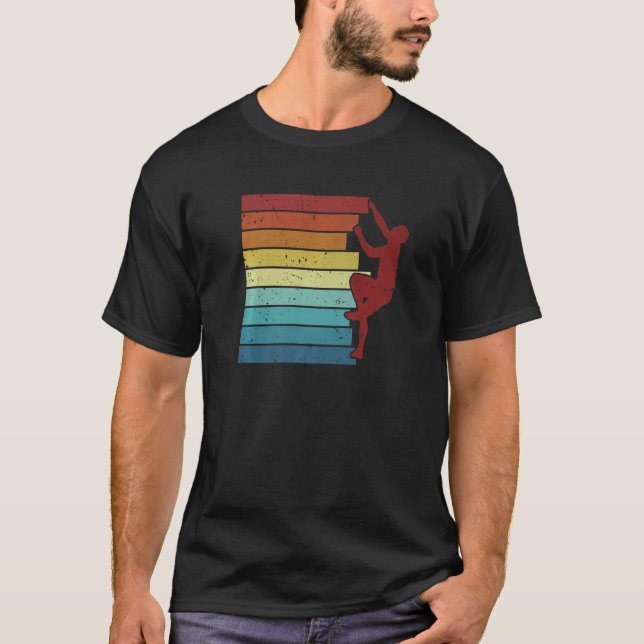 Camiseta Escala de escalada de velocidad interior gratuita  (Anverso)