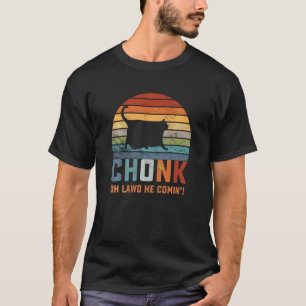 Camiseta Escala de Gato Gordo Meme Divertido Estilo Retro G