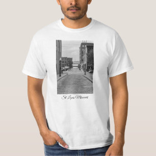 Camiseta Escala de grises del callejón de St Louis
