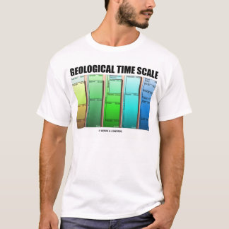 Camiseta Escala de tiempo geológica (edad geológica)