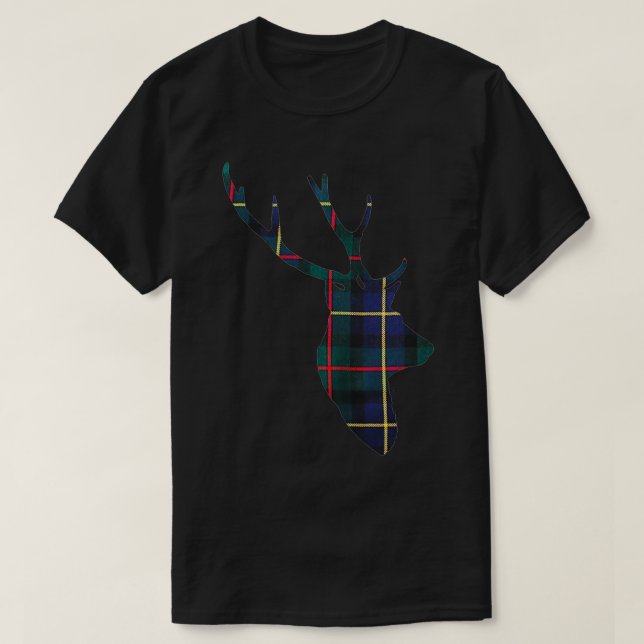 Camiseta Escala en MacLeod de Dunvegan Tartán (Diseño del anverso)