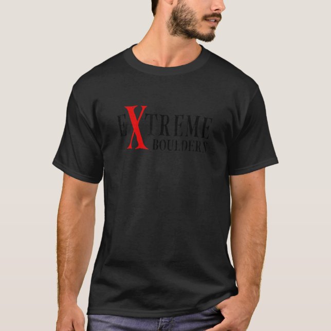 Camiseta Escala gráfica extrema escalando peñón rockero M (Anverso)