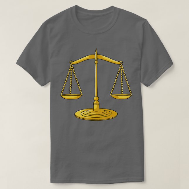 Camiseta Escala Jurídica Escala De Escalas De Abogados De J (Diseño del anverso)