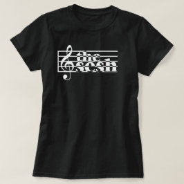 Camiseta Escala musical "del sesh" de las mujeres