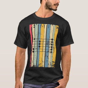 Camiseta Escala pentatónica de instrumentos vintage