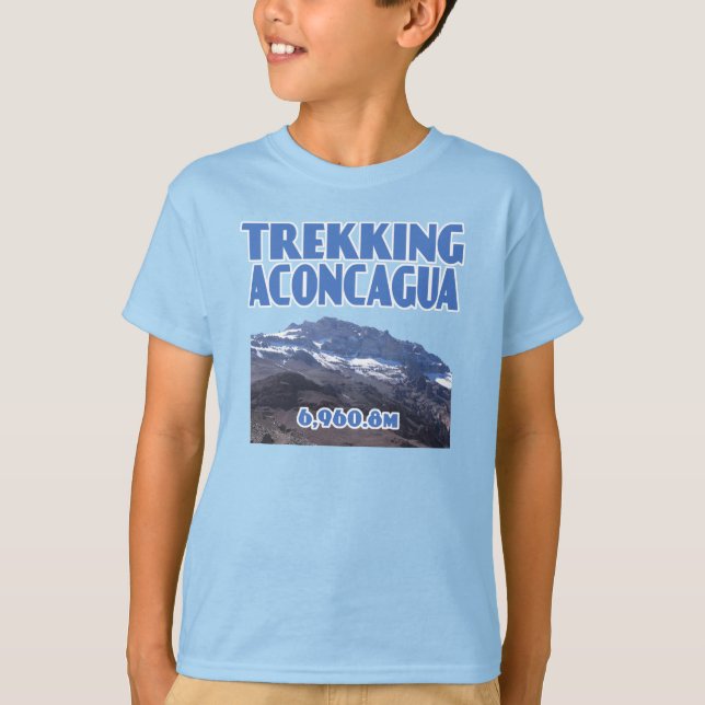Camiseta Escalada a gran altura de la montaña Aconcagua (Anverso)