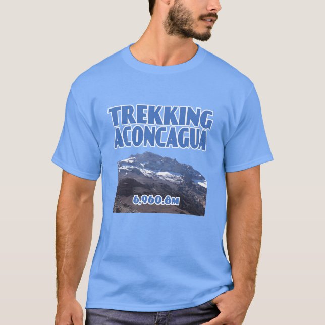 Camiseta Escalada a gran altura de la montaña Aconcagua (Anverso)