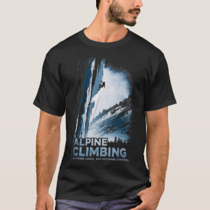 Camiseta Escalada Alpina Sin Líneas Fijas Sin Segundas Opor
