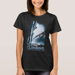 Camiseta Escalada Alpina Sin Líneas Fijas Sin Segundas Opor