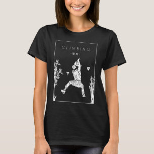 Camiseta Escalada China Hanzi Bouldering Sport Free Climb