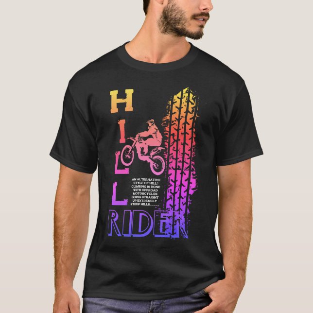 Camiseta Escalada de colinas (Anverso)