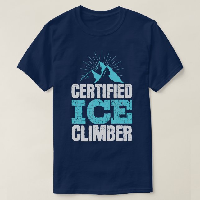 Camiseta Escalada de hielo de alta velocidad con certificac (Diseño del anverso)