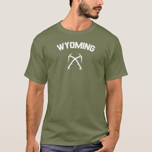 Camiseta Escalada de hielo Wyoming (Anverso)