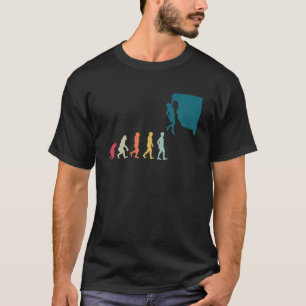 Camiseta Escalada de la evolución del escalador