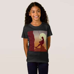 Camiseta Escalada De La Montaña Chica Geométrica