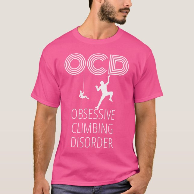 Camiseta Escalada De La Montaña Ocd Diseño Gracioso Para Cl (Anverso)