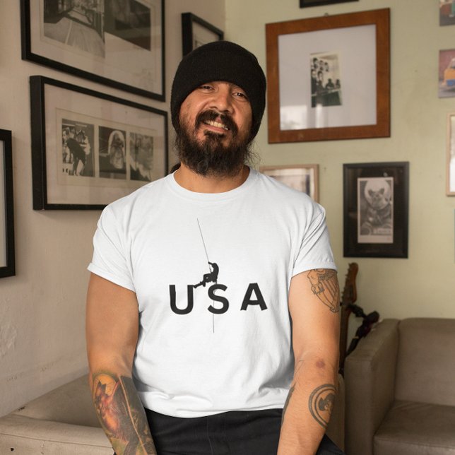 Camiseta escalada de montañas en EE. UU. (Subido por el creador)