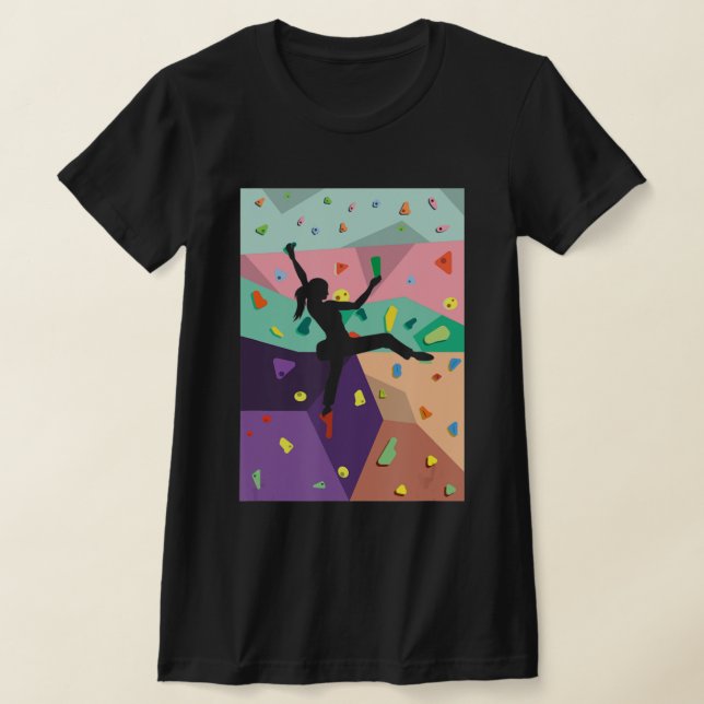 Camiseta Escalada de pared en el interior de los escaladore (Distribución)