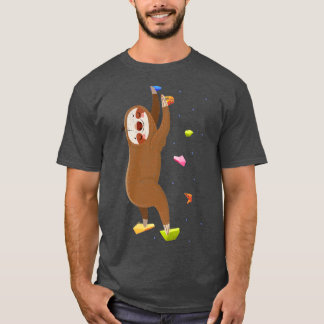 Camiseta Escalada de regalo de regalo de esloth Bouldering