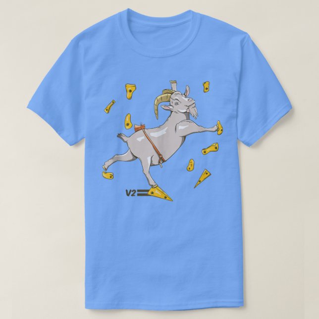 Camiseta Escalada de roca en el gimnasio con rocas  (Diseño del anverso)