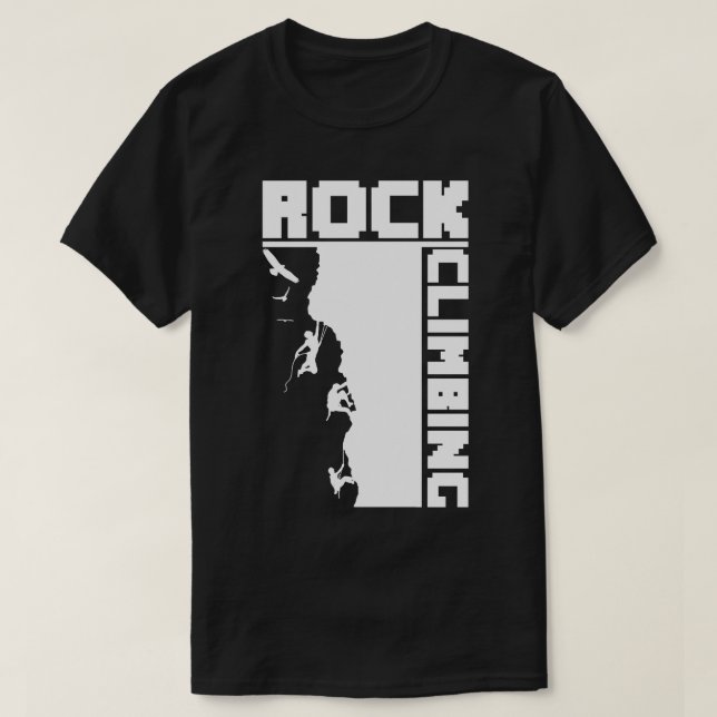 Camiseta Escalada de rock (Diseño del anverso)