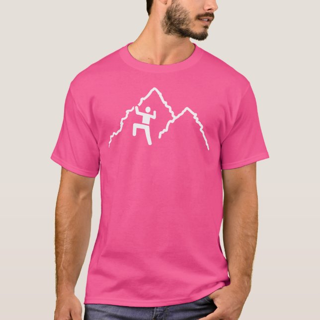 Camiseta Escalada de rock (Anverso)