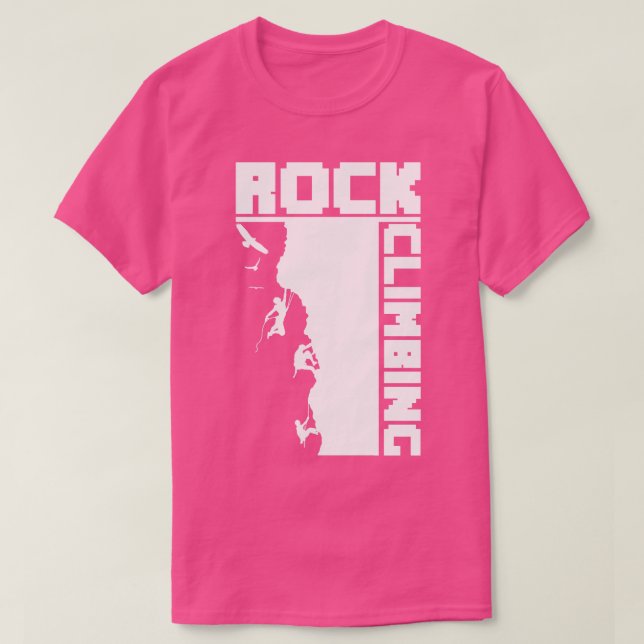 Camiseta Escalada de rock (Diseño del anverso)