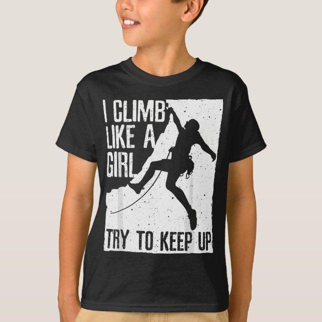 Camiseta Escalada de rock de Guay para mujeres Chicas escal (Anverso)