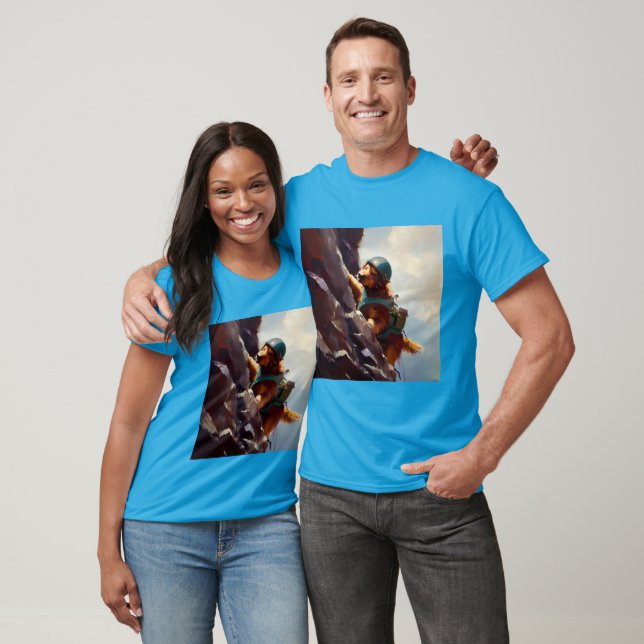 Camiseta Escalada de rock de perro (Unisexo)