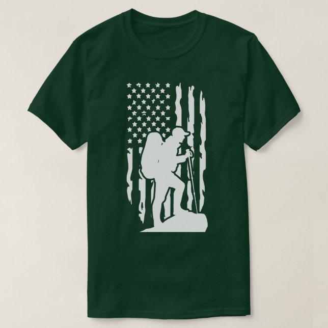 Camiseta Escalada de rock de senderismo 1 (Diseño del anverso)