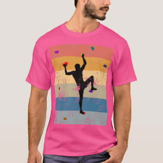 Camiseta Escalada de rock en pared interior Escalar escalad