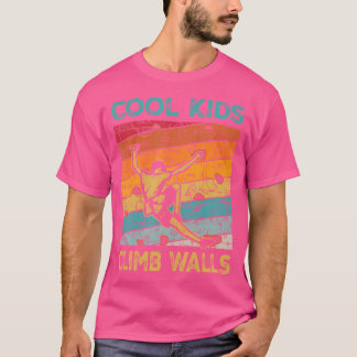 Camiseta Escalada de rock Extreme Sport para niños Guay