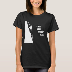 Camiseta Escalada de rock motivacional