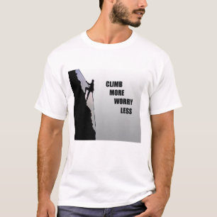 Camiseta Escalada de rock motivacional