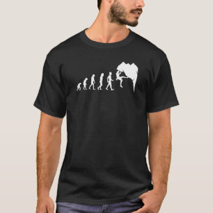 Camiseta Escalada De Rock Para La Divertida Evolución Del E