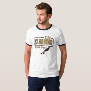 Camiseta Escalada de rock   Ringer Men