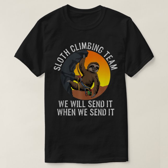 Camiseta Escalada de Sloth (Diseño del anverso)