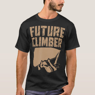 Camiseta Escalada del alpinista del escalador del peñón del