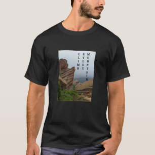 Camiseta Escalada en la Montaña Escénica "Red Rocks",