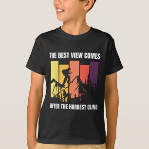Camiseta Escalada en Montaña La Mejor Vista Viene Después d
