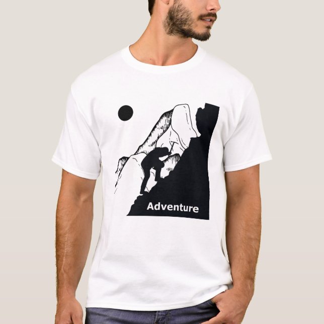 Camiseta escalada en roca (Anverso)