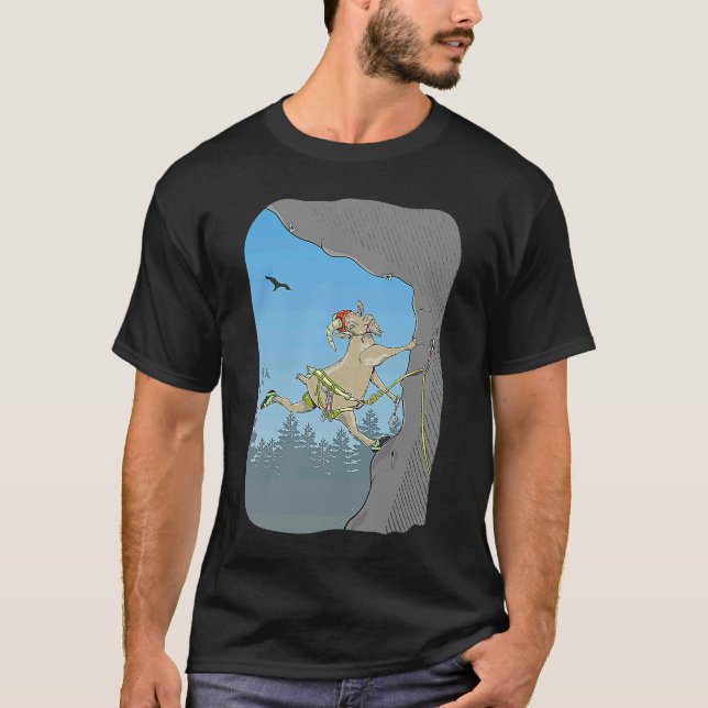 Camiseta Escalada en roca de cabra (Anverso)